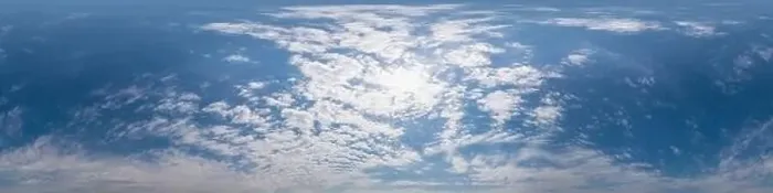 Framed Print : Blue sky panorama with Cumulus clouds Framed Print : Blue sky panorama with Cumulus clouds