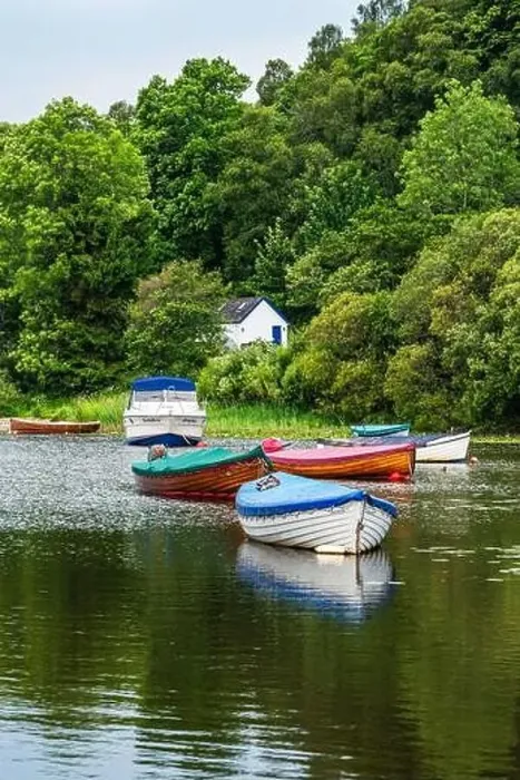 Framed Print : Boats in Balmaha, Loch Lamond, Scotland, UK Framed Print : Boats in Balmaha, Loch Lamond, Scotland, UK