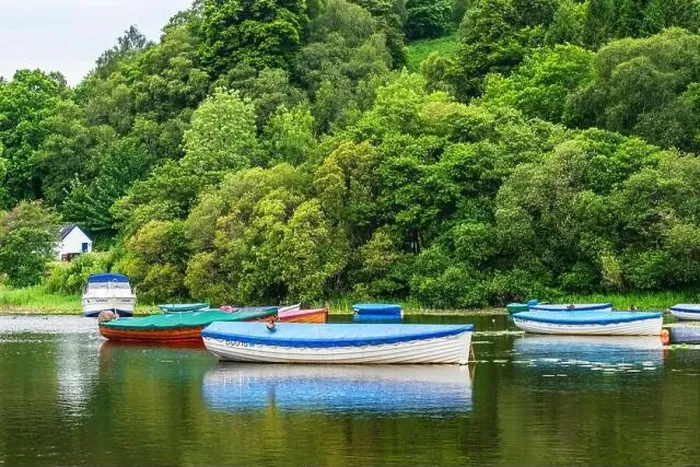 Framed Print : Boats in Balmaha, Loch Lamond, Scotland, UK Framed Print : Boats in Balmaha, Loch Lamond, Scotland, UK