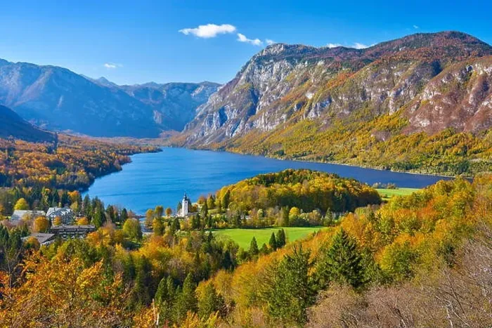 Framed Print : Bohinj Lake, Triglav National Park, Slovenia Framed Print : Bohinj Lake, Triglav National Park, Slovenia