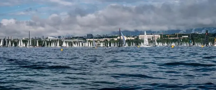 Framed Print : The Bol d'Or Mirabaud is the most important inland lake regatta in the world