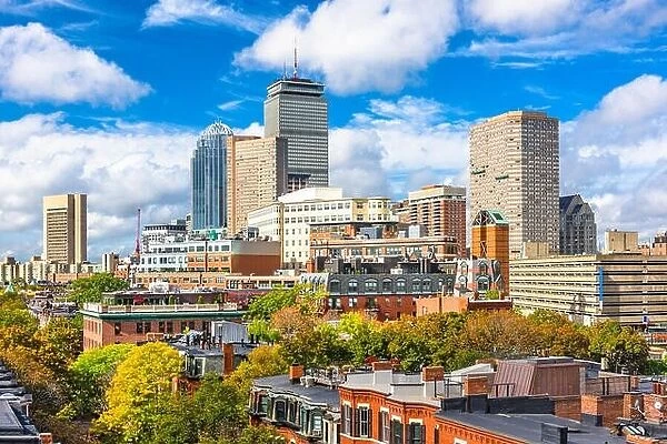 Boston, Massachusetts, USA city skyline