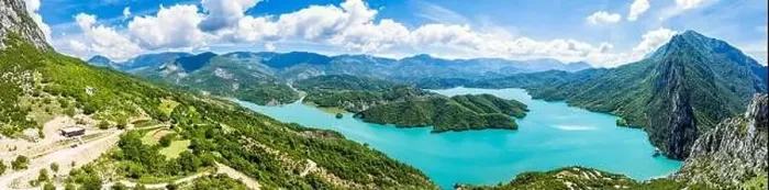 Framed Print : Bovilla Lake and Mountains, Bovilla Reservoir, Tirana, Albania, Europe Framed Print : Bovilla Lake and Mountains, Bovilla Reservoir, Tirana, Albania, Europe