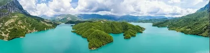 Framed Print : Bovilla Lake and Mountains, Bovilla Reservoir, Tirana, Albania, Europe Framed Print : Bovilla Lake and Mountains, Bovilla Reservoir, Tirana, Albania, Europe