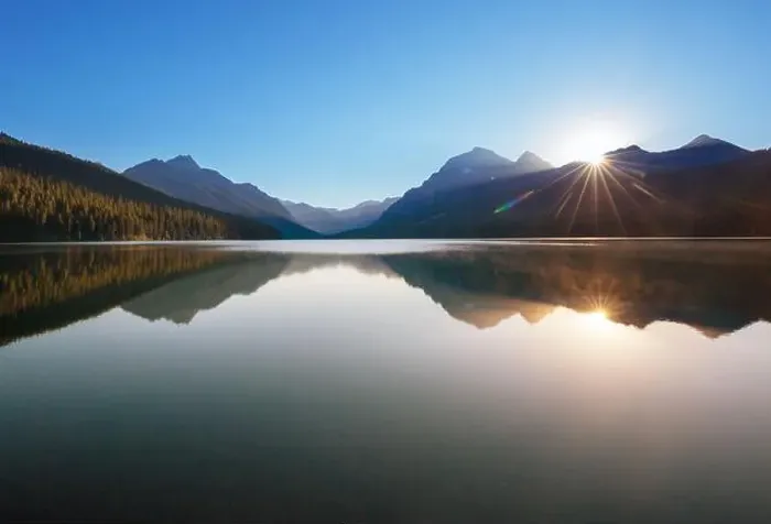 Framed Print : Bowman Lake is located in the northwestern part of Glacier National Park in Montana, USA Framed Print : Bowman Lake is located in the northwestern part of Glacier National Park in Montana, USA