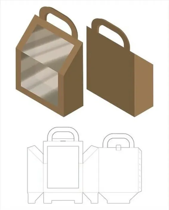 Framed Print : Box packaging die cut template design. 3d mock-up Framed Print : Box packaging die cut template design. 3d mock-up