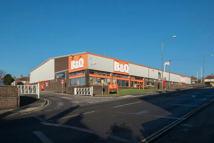 Framed Print : B&Q warehouse. Hastings. East Sussex. UK Framed Print : B&Q warehouse. Hastings. East Sussex. UK