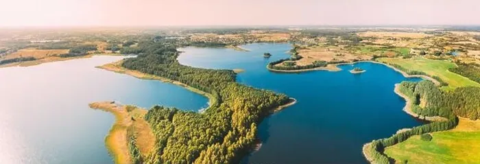 Framed Print : Braslaw District, Vitebsk Voblast, Belarus. Aerial View Of Nedrovo Lake, Green Forest Landscape. Top View Of Beautiful European Nature From High Framed Print : Braslaw District, Vitebsk Voblast, Belarus. Aerial View Of Nedrovo Lake, Green Forest Landscape. Top View Of Beautiful European Nature From High