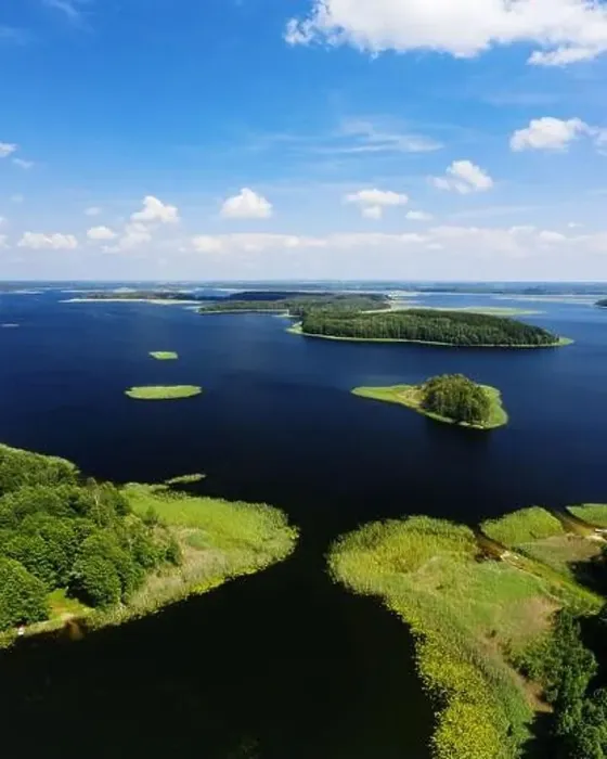 Framed Print : Braslaw lake national park aerial landscape. Rural lake with island from above Framed Print : Braslaw lake national park aerial landscape. Rural lake with island from above