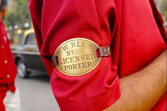 Framed Print : Brass badge number 292 of Western Railway licensed porter, Bombay, Mumbai, Maharashtra, India