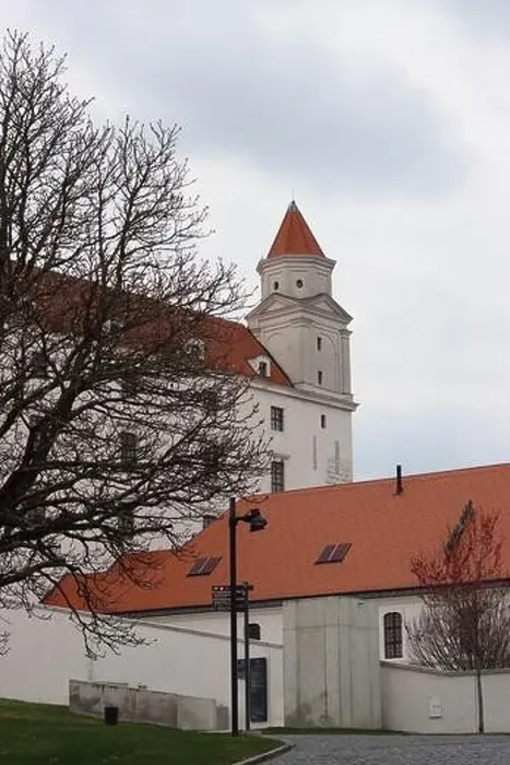 Framed Print : Bratislava Castle, Slovakia. Close up photo of a castle tower. European architecture Framed Print : Bratislava Castle, Slovakia. Close up photo of a castle tower. European architecture