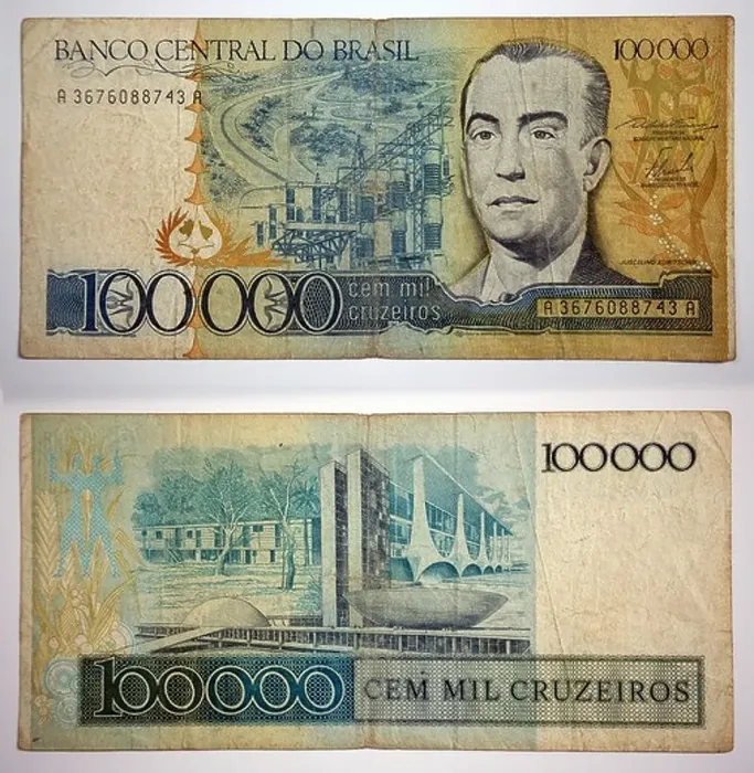 Framed Print : Brazilian Currency 100000 Banco Central Do Brasil Framed Print : Brazilian Currency 100000 Banco Central Do Brasil