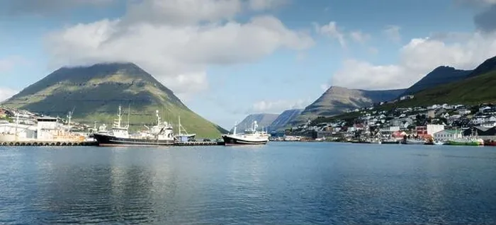 Framed Print : Breathtaking cityscape of Klaksvik town with fjord and cloudy mountains, Bordoy island, Faroe islands, Denmark. Landscape photography Framed Print : Breathtaking cityscape of Klaksvik town with fjord and cloudy mountains, Bordoy island, Faroe islands, Denmark. Landscape photography