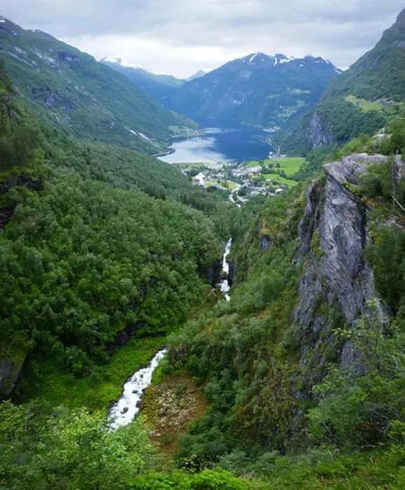 Framed Print : Breathtaking view of Sunnylvsfjorden fjord Framed Print : Breathtaking view of Sunnylvsfjorden fjord