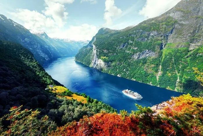 Framed Print : Breathtaking view of Sunnylvsfjorden fjord Framed Print : Breathtaking view of Sunnylvsfjorden fjord