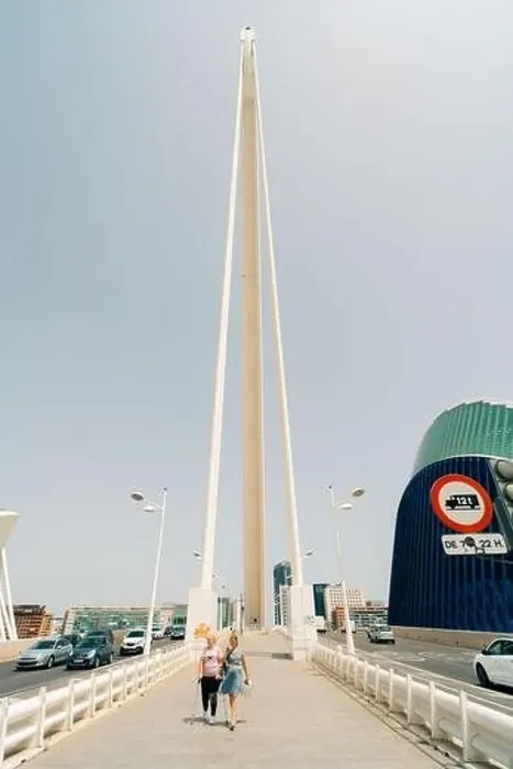 Framed Print : Bridge at the City of Arts and Sciences in Valencia, Spain - may 2023. High quality photo Framed Print : Bridge at the City of Arts and Sciences in Valencia, Spain - may 2023. High quality photo