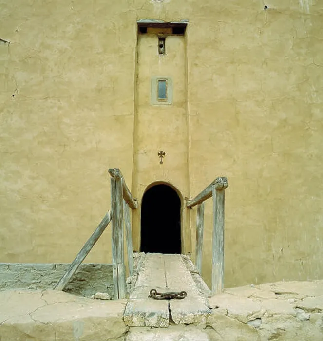 Framed Print : Bridge to the fortress, Monastery of Saint Paul the Anchorite in Egypt Framed Print : Bridge to the fortress, Monastery of Saint Paul the Anchorite in Egypt