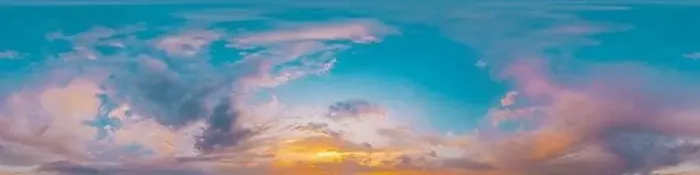 Framed Print : Bright sunset sky panorama with Cirrus clouds Framed Print : Bright sunset sky panorama with Cirrus clouds