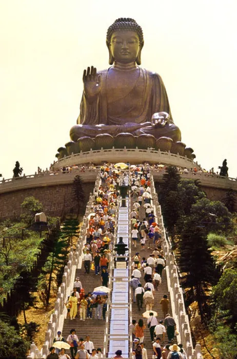 Framed Print : Buddha, Po Lin Monastery, Lantau Island, Hongkong, China