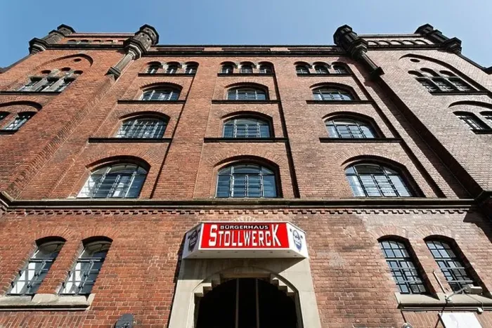 Framed Print : Buergerhaus Stollwerck, historic building of the former chocolate factory Framed Print : Buergerhaus Stollwerck, historic building of the former chocolate factory