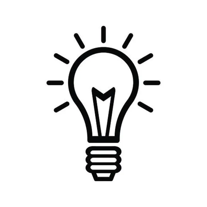 Framed Print : Bulb Icon, Idea generating, Innovation, Light Bulb
