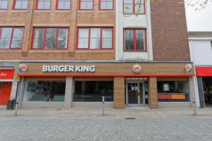 Framed Print : Burger King in Union Street Framed Print : Burger King in Union Street