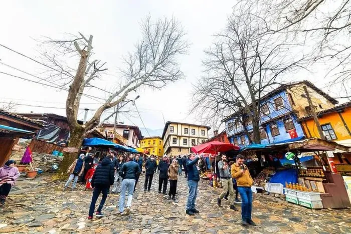 Framed Print : BURSA, TURKEY - MARCH 6, 2022: Cumalikizik Village in Bursa Framed Print : BURSA, TURKEY - MARCH 6, 2022: Cumalikizik Village in Bursa