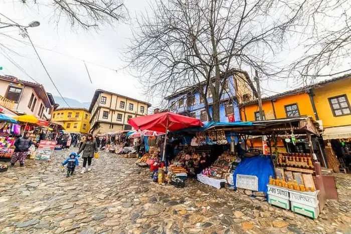 Framed Print : BURSA, TURKEY - MARCH 6, 2022: Cumalikizik Village in Bursa Framed Print : BURSA, TURKEY - MARCH 6, 2022: Cumalikizik Village in Bursa