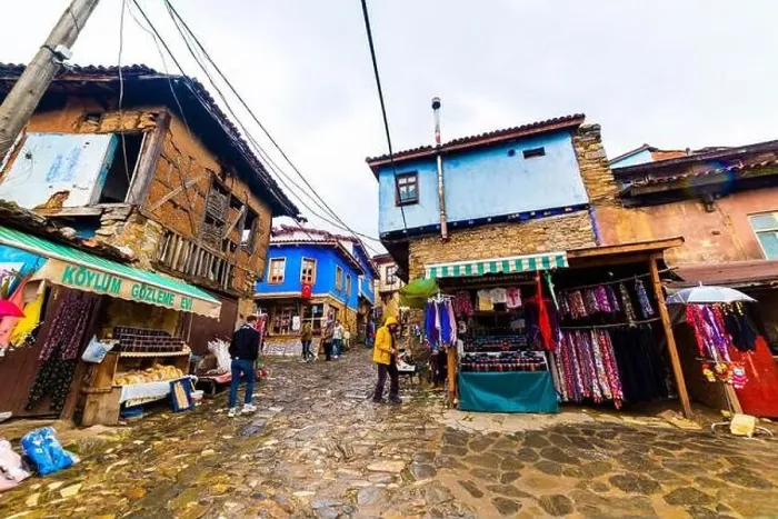 Framed Print : BURSA, TURKEY - MARCH 6, 2022: Cumalikizik Village in Bursa Framed Print : BURSA, TURKEY - MARCH 6, 2022: Cumalikizik Village in Bursa