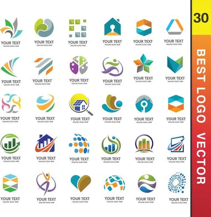 Framed Print : Business Corporate Logo Set Business Logo Design. Corporate Logo Design. Creative Business Logo Design Framed Print : Business Corporate Logo Set Business Logo Design. Corporate Logo Design. Creative Business Logo Design