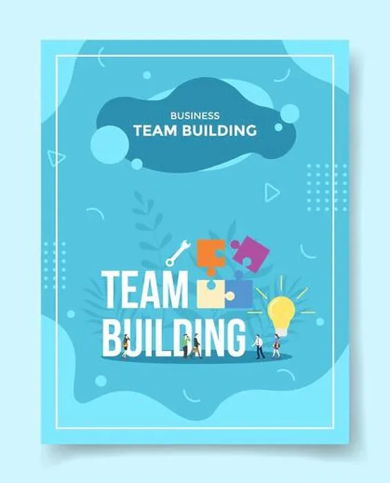 Framed Print : business team building people around word team building piece puzzle wrench bright bulb lamp for template of banners Framed Print : business team building people around word team building piece puzzle wrench bright bulb lamp for template of banners