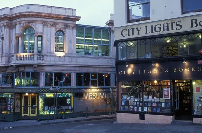Framed Print : Cafe Vesuvio and City Lights Bookstore in San Francisco California USA Framed Print : Cafe Vesuvio and City Lights Bookstore in San Francisco California USA