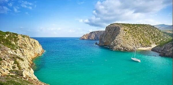 Cala Domestica Bay, Buggerru, Sardinia Island, Italy