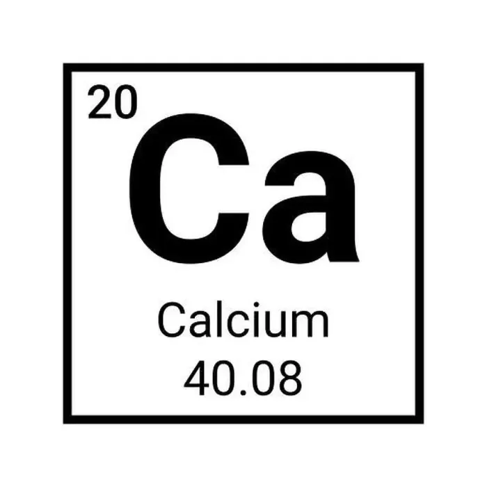 Framed Print : Calcium chemical element table icon. Periodic symbol Calcium vector icon