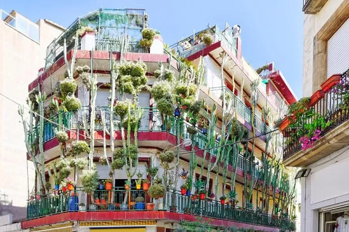 Framed Print : Calella, House with cactus, Costa-Dorada beach, the suburbs of Barcelona, Spain Framed Print : Calella, House with cactus, Costa-Dorada beach, the suburbs of Barcelona, Spain