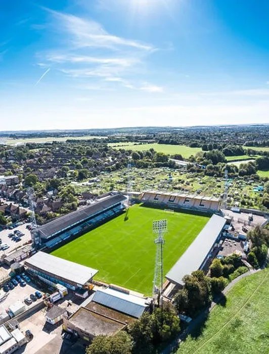 Framed Print : Cambridge united football stadium Framed Print : Cambridge united football stadium
