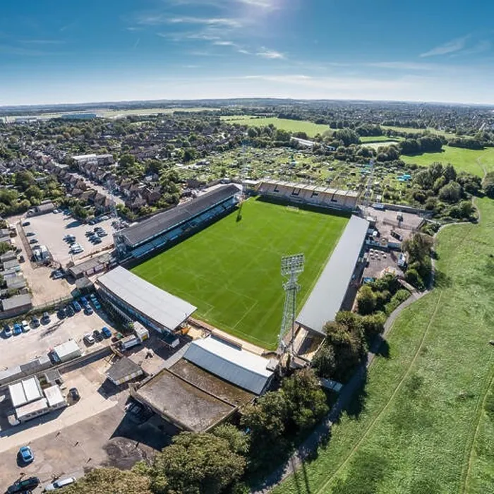 Framed Print : Cambridge united football stadium Framed Print : Cambridge united football stadium