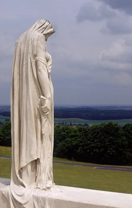 Framed Print : Canada Bereft (or Mother Canada) statue at Vimy Ridge Memorial, Pas de Calais France