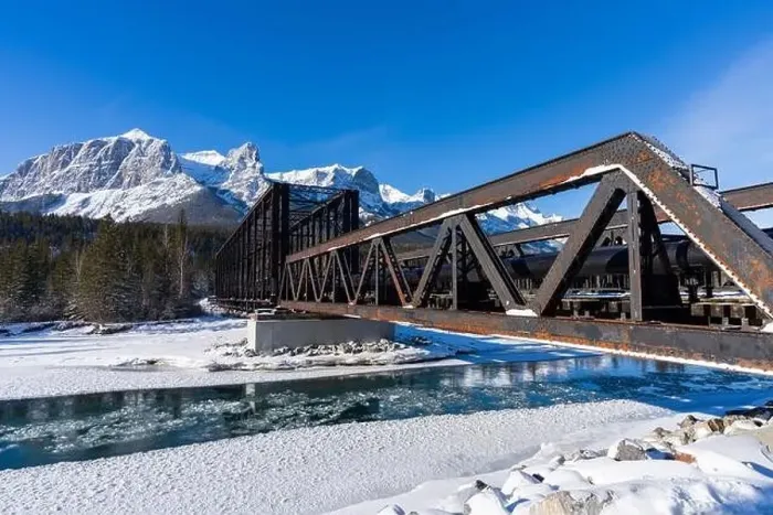 Framed Print : Canadian Rockies beautiful scenery in winter Framed Print : Canadian Rockies beautiful scenery in winter