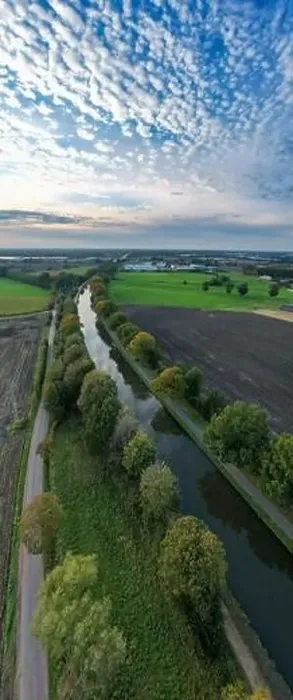 Framed Print : canal Dessel Schoten panoramic aerial photo in Rijkevorsel Framed Print : canal Dessel Schoten panoramic aerial photo in Rijkevorsel