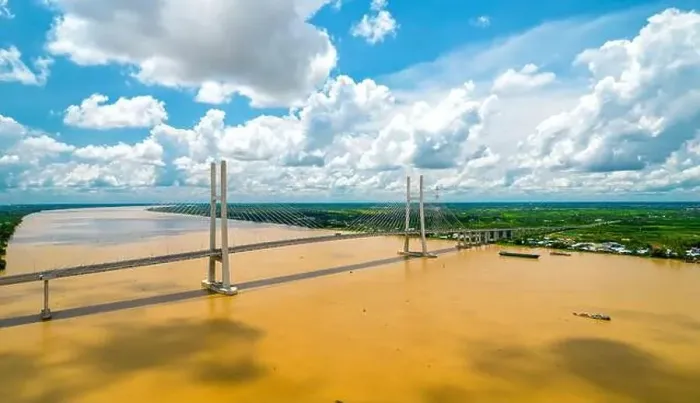 Framed Print : Cao Lanh bridge, Cao Lanh city, Vietnam, aerial view. Cao Lanh bridge is famous bridge in mekong delta, Vietnam Framed Print : Cao Lanh bridge, Cao Lanh city, Vietnam, aerial view. Cao Lanh bridge is famous bridge in mekong delta, Vietnam