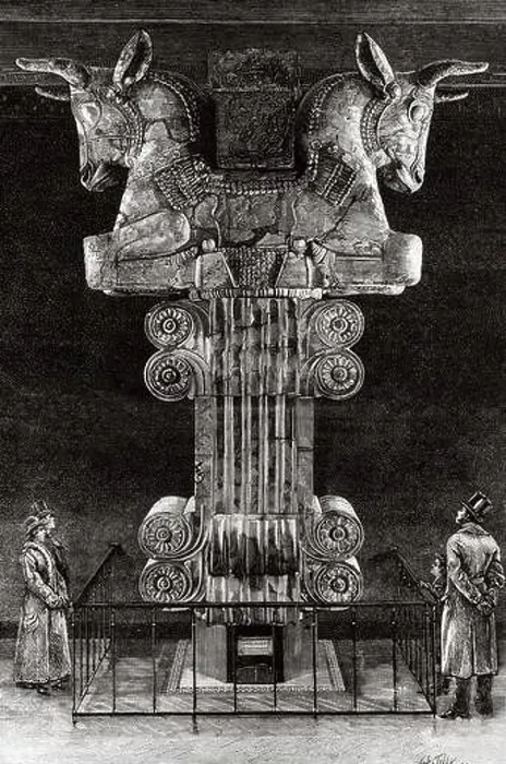Framed Print : Capital column Audience Chamber Hall Apadana Persian Palace of Darius I the great 521-486 BC King of Persia Susa Iran Framed Print : Capital column Audience Chamber Hall Apadana Persian Palace of Darius I the great 521-486 BC King of Persia Susa Iran