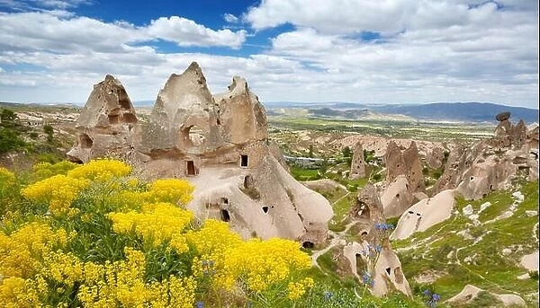 Cappadocia - stone house, Uchisar, Turkey, UNESCO