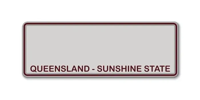 Framed Print : Car number plate. Vehicle registration license of Queensland State of Australia Framed Print : Car number plate. Vehicle registration license of Queensland State of Australia