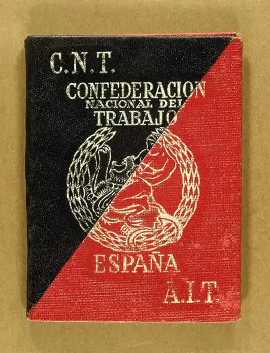 Framed Print : Card of National Confederation Labour (Confederacion Nacional del Trabajo). 1939. Spain Framed Print : Card of National Confederation Labour (Confederacion Nacional del Trabajo). 1939. Spain