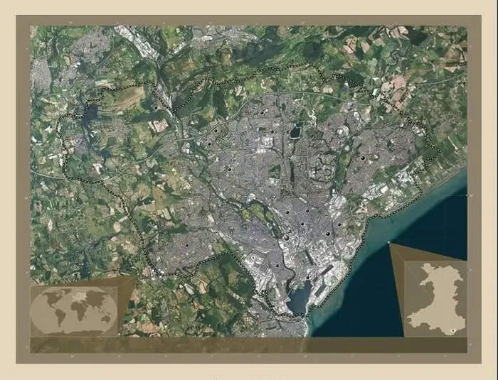 Framed Print : Cardiff, region of Wales - Great Britain Framed Print : Cardiff, region of Wales - Great Britain