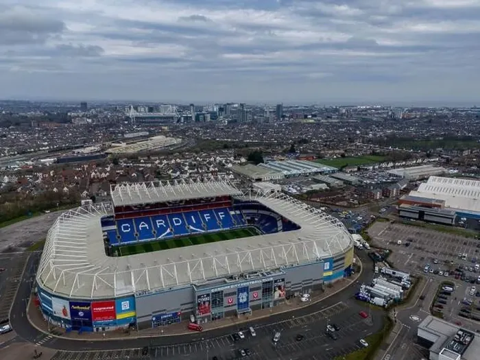 Framed Print : Cardiff, UK. 21st March 2024. Aerial view of The Cardiff City Stadium in Cardiff on 21st March 2024 Framed Print : Cardiff, UK. 21st March 2024. Aerial view of The Cardiff City Stadium in Cardiff on 21st March 2024