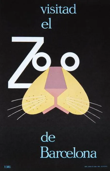 Framed Print : Cartel de X. Sans, Visitad el Zoo de Barcelona, 1. Colección privada Framed Print : Cartel de X. Sans, Visitad el Zoo de Barcelona, 1. Colección privada