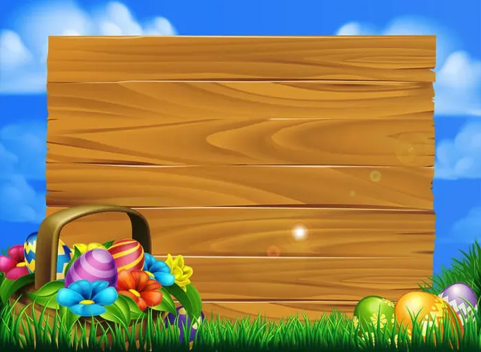 Framed Print : Cartoon easter eggs basket sign scene with a basket of chocolate Easter eggs in a field with a big wooden sign Framed Print : Cartoon easter eggs basket sign scene with a basket of chocolate Easter eggs in a field with a big wooden sign