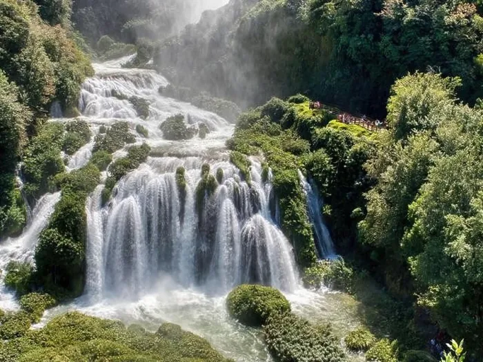 Framed Print : Cascata delle Marmore is a waterfall created by the romans situated near Terni, Umbria, Italy Framed Print : Cascata delle Marmore is a waterfall created by the romans situated near Terni, Umbria, Italy